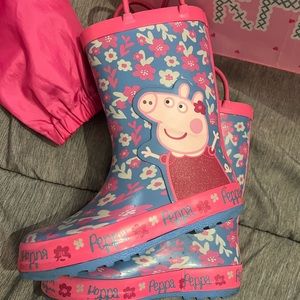 Peppa Pig Rain Coat/Boots Set